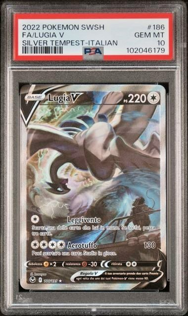 Pokemon Card Lugia V 186/195 Tempesta Argentata ITA italiano Gem Mint PSA 10 – Foto 1